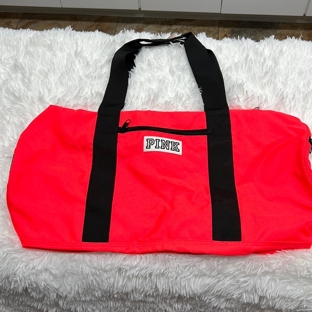 Pink overnight bag